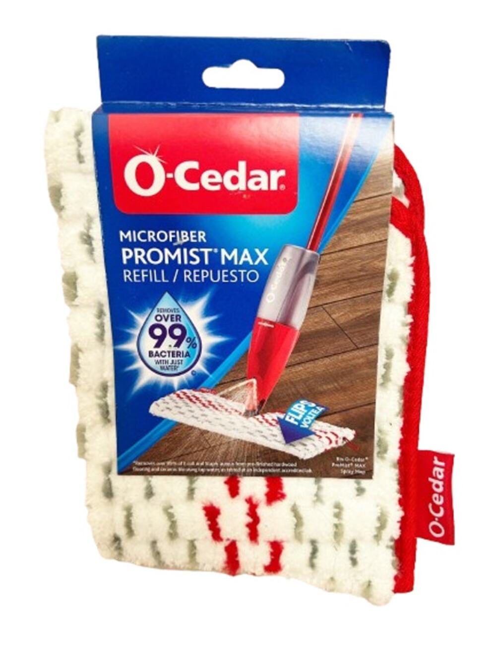 O-CEDAR ProMist MAX Microfiber Spray Mop Refill Washable Replacement Pad NIP